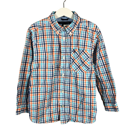 Unisex Tommy Hilfiger - Collared shirt, size 110 - 116 - Blue ()