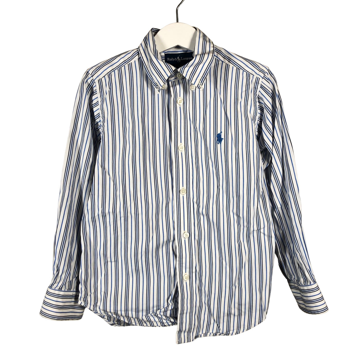 Unisex Polo Ralph Lauren - Collared shirt, size 104 - 110 - White (1)