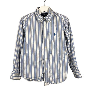 Unisex Polo Ralph Lauren - Collared shirt, size 104 - 110 - White (1)
