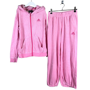 Unisex Adidas - Sweatshirt and pants set, size 146 - 152 - Light pink (1)