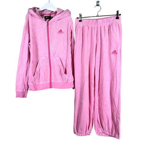 Unisex Adidas - Sweatshirt and pants set, size 146 - 152 - Light pink ()
