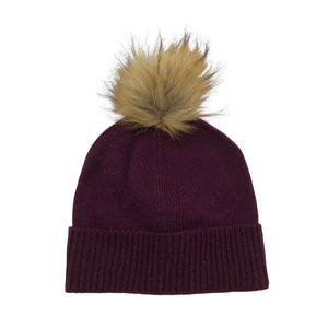 Unisex A+more - Winter beanie, size 52 - 54 cm - Violet (1)