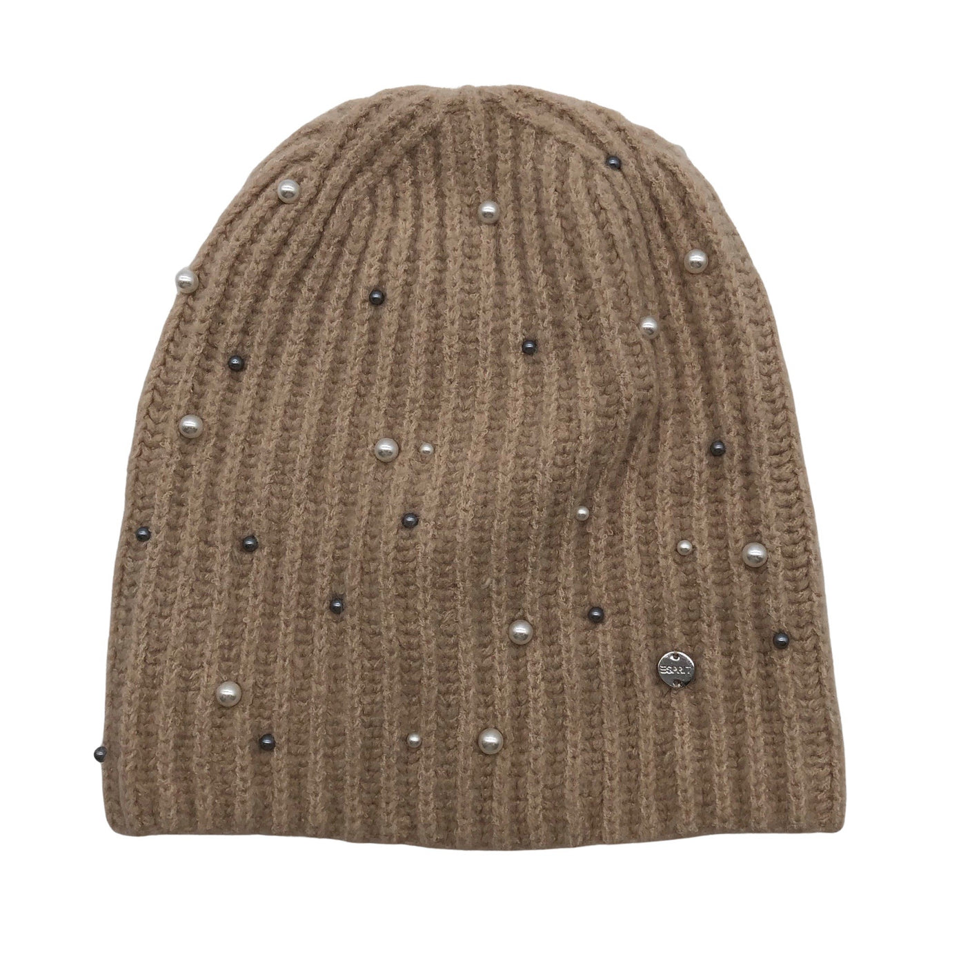 Unisex Esprit - Winter beanie, size 54 - 56 cm - Beige (1)