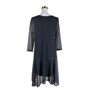 Unisex Desigual - Tricot dress, size 40 - Blue (2)