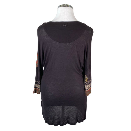 Unisex Desigual - Tricot tunic, size 44 - Black (2)