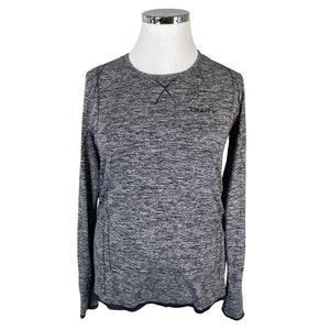 Unisex Craft - Sports shirt, long sleeve, size 42 - Gray (1)
