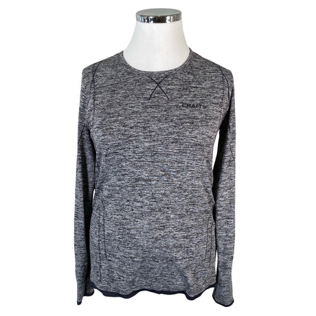 Unisex Craft - Sports shirt, long sleeve, size 42 - Gray ()