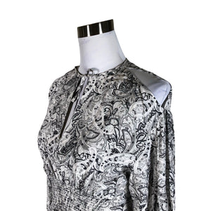 Unisex All Saints - Schiffon dress, size 36 - Gray (2)