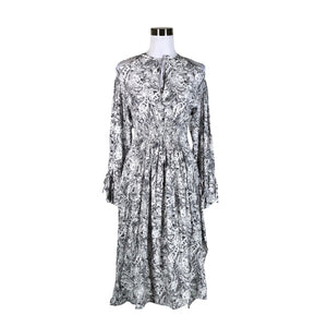 Unisex All Saints - Schiffon dress, size 36 - Gray (1)