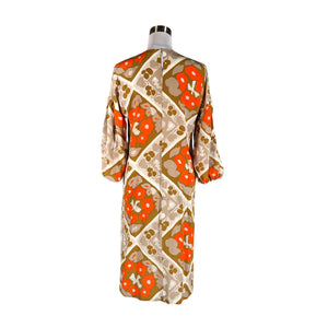Unisex Marimekko - Schiffon dress, size 38 - Beige (2)