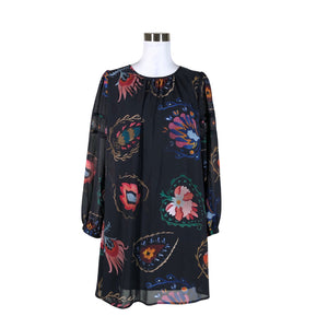 Unisex Desigual - Schiffon dress, size 36 - Black (1)