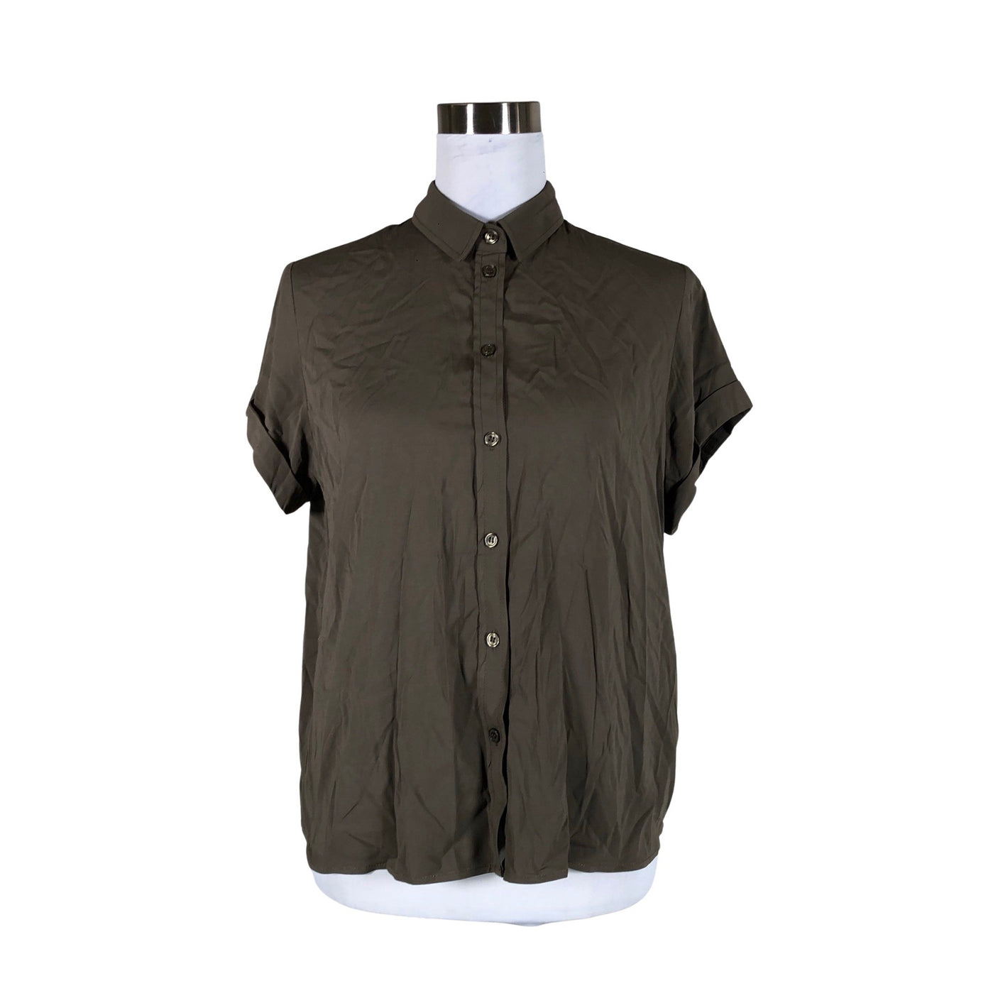 Unisex Samsoe&Samsoe - Short-sleeved blouse, size 36 - Green (1)