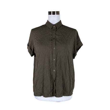 Unisex Samsoe&Samsoe - Short-sleeved blouse, size 36 - Green ()