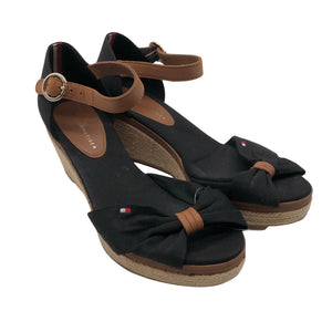 Unisex Tommy Hilfiger - Wedge sandals, size 37 - Black (2)
