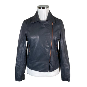 Unisex Ted Baker - Leather jacket, size 44 - Gray (3)