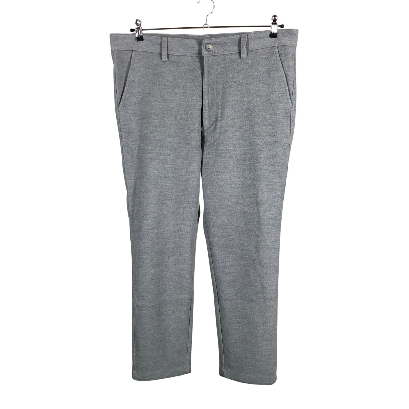 Unisex Knowledge Cotton Apparel - Slacks, size W34 - Gray (1)
