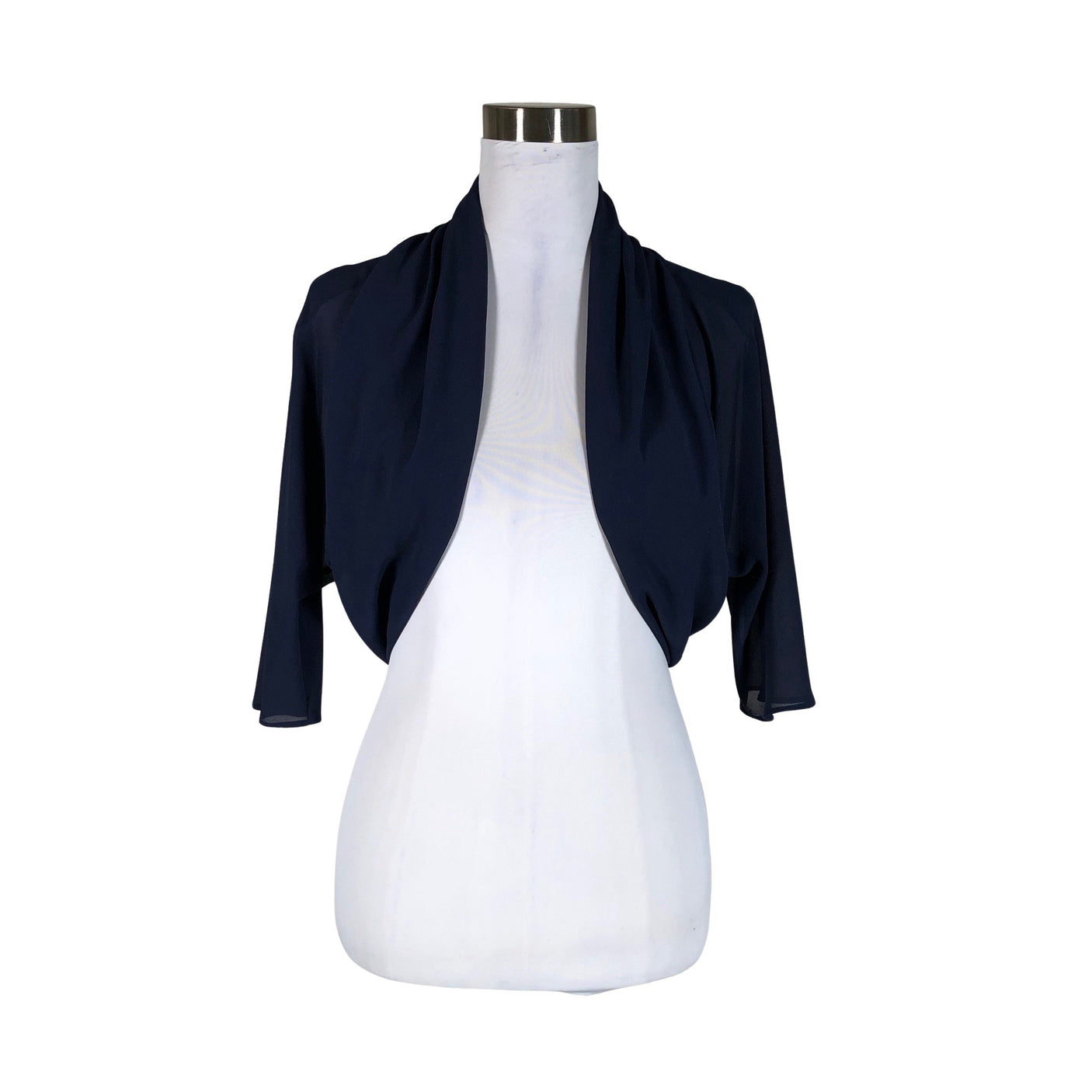 Unisex Chic - Evening bolero jacket, size 40 - Blue (1)