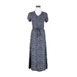 Unisex Monsoon - Schiffon dress, size 36 - Blue ()