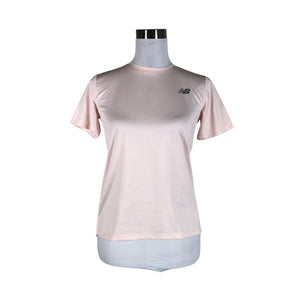 Unisex New Balance - Sports shirt, short sleeve, size 34 - Light pink (1)