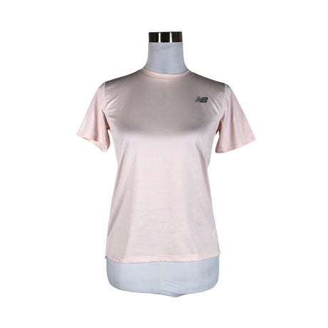 Unisex New Balance - Sports shirt, short sleeve, size 34 - Light pink ()