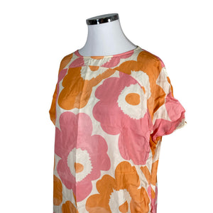 Unisex Marimekko - Schiffon dress, size 42 - Orange (3)