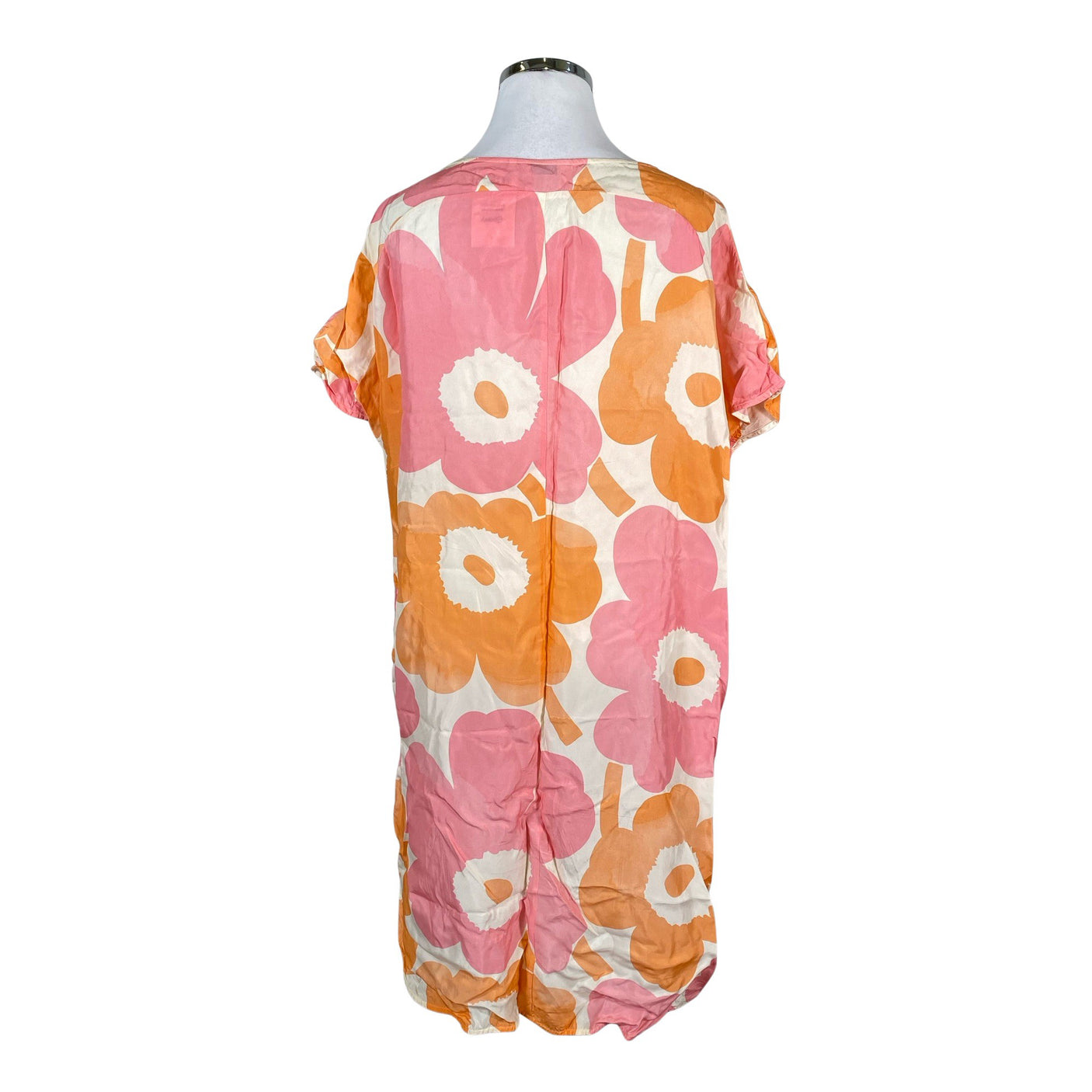 Unisex Marimekko - Schiffon dress, size 42 - Orange (2)