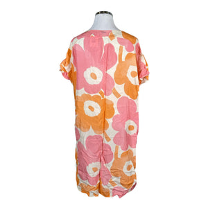 Unisex Marimekko - Schiffon dress, size 42 - Orange (2)