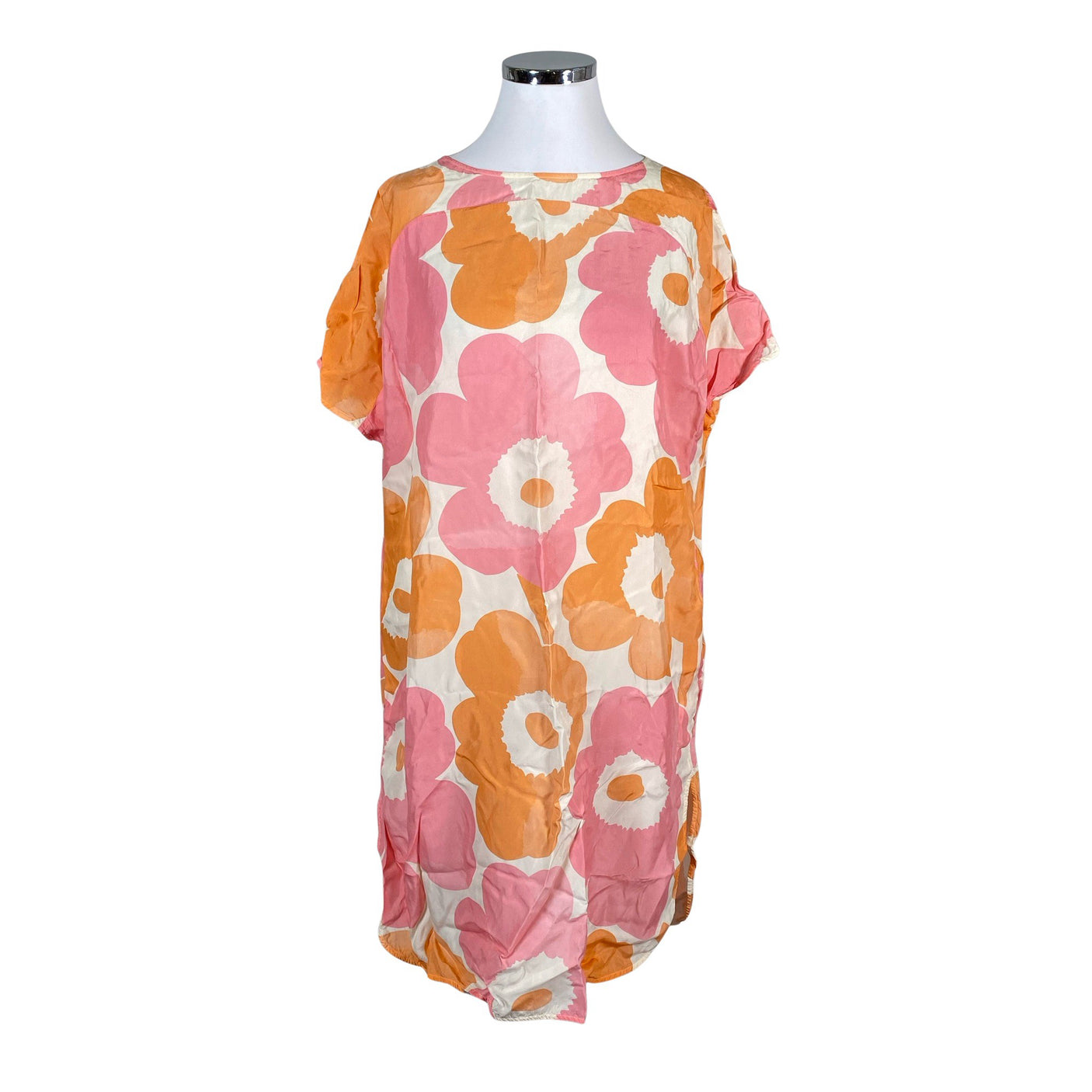 Unisex Marimekko - Schiffon dress, size 42 - Orange (1)