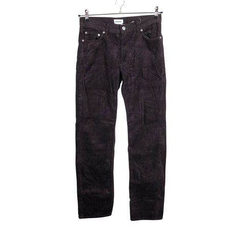 Unisex Weekday - Velvet pants, size W28 - Wine red ()