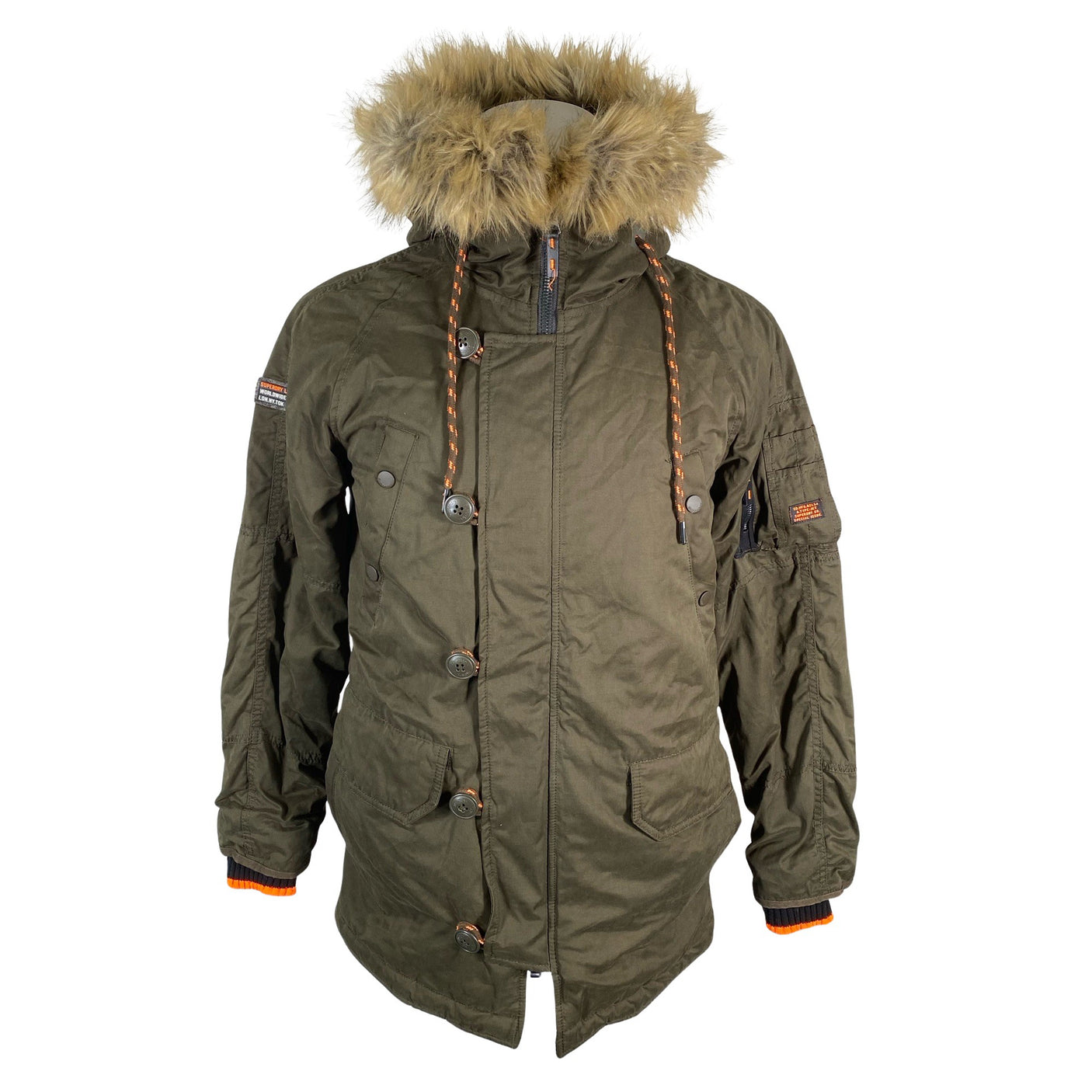 Unisex Superdry - Winter jacket, size S - Brown (1)