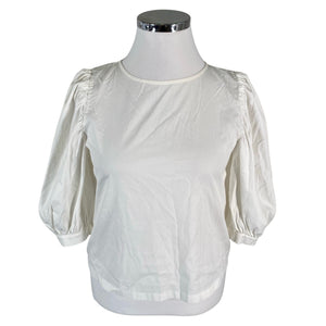 Unisex Marella - Short-sleeved blouse, size 44 - White (1)