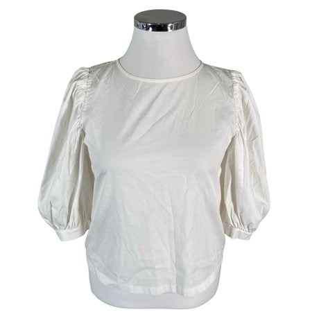 Unisex Marella - Short-sleeved blouse, size 44 - White ()