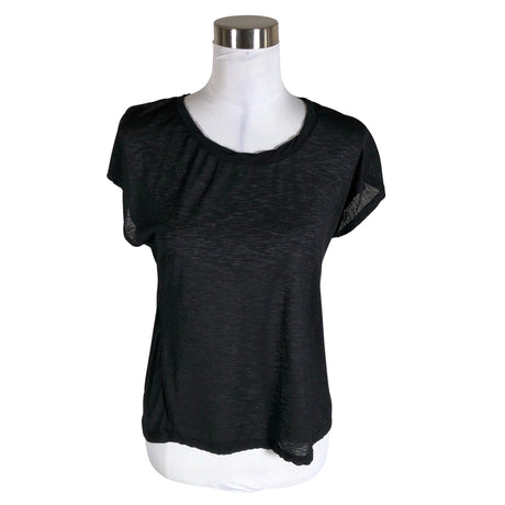 Unisex Energetics - Sports shirt, short sleeve, size 36 - Black ()