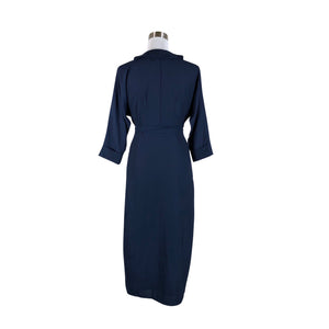 Unisex Dancing Leopard - Dress, size 38 - Blue (2)