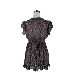 Unisex Hallhuber - Schiffon dress, size 36 - Black (2)