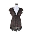 Unisex Hallhuber - Schiffon dress, size 36 - Black ()