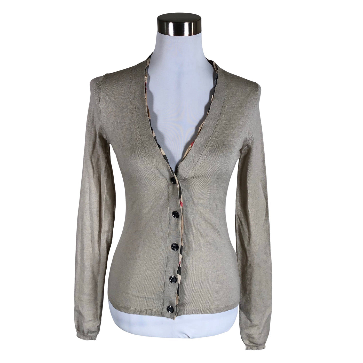 Unisex Burberry Brit - Cardigan, size 36 - Beige (1)