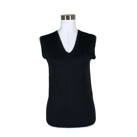 Unisex Sand - Knit vest, size 38 - Black ()