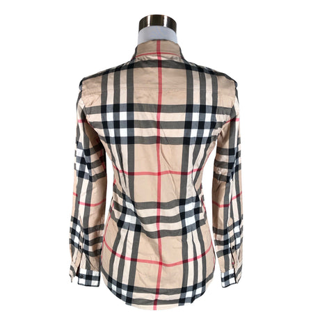 Unisex Burberry Brit - Collared shirt, size 36 - Brown (2)