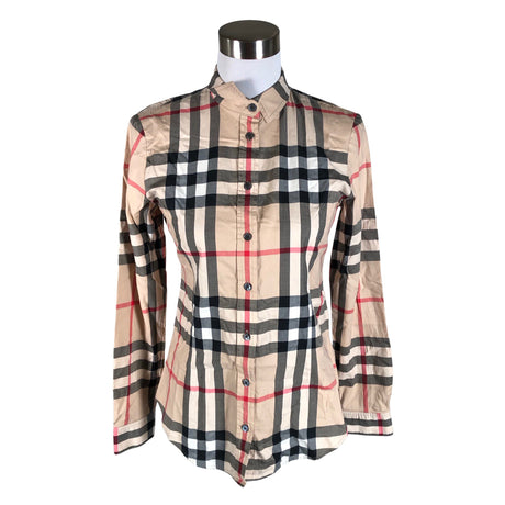 Unisex Burberry Brit - Collared shirt, size 36 - Brown ()