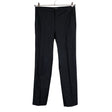Unisex Massimo Dutti - Straight leg trousers, size 38 - Black ()