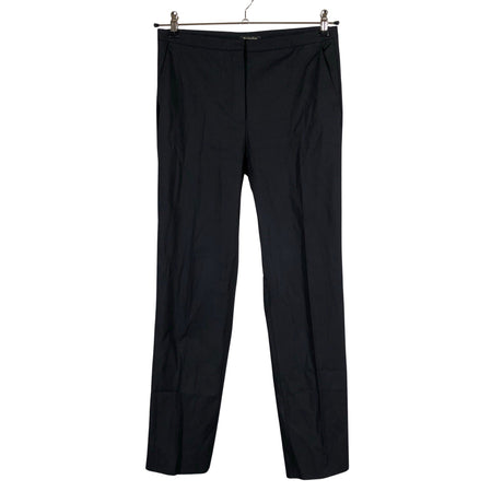Unisex Massimo Dutti - Straight leg trousers, size 38 - Black ()