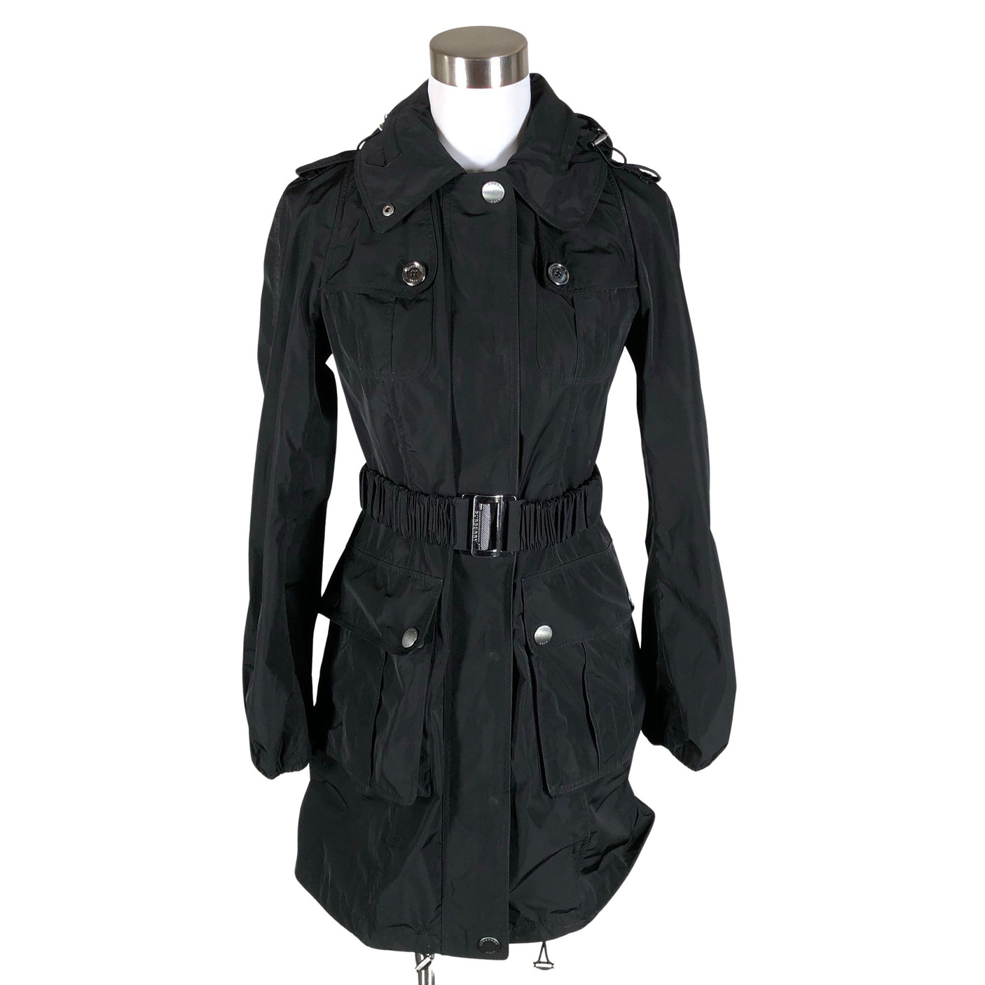 Unisex Burberry Brit - Outdoor jacket, size 36 - Black (1)