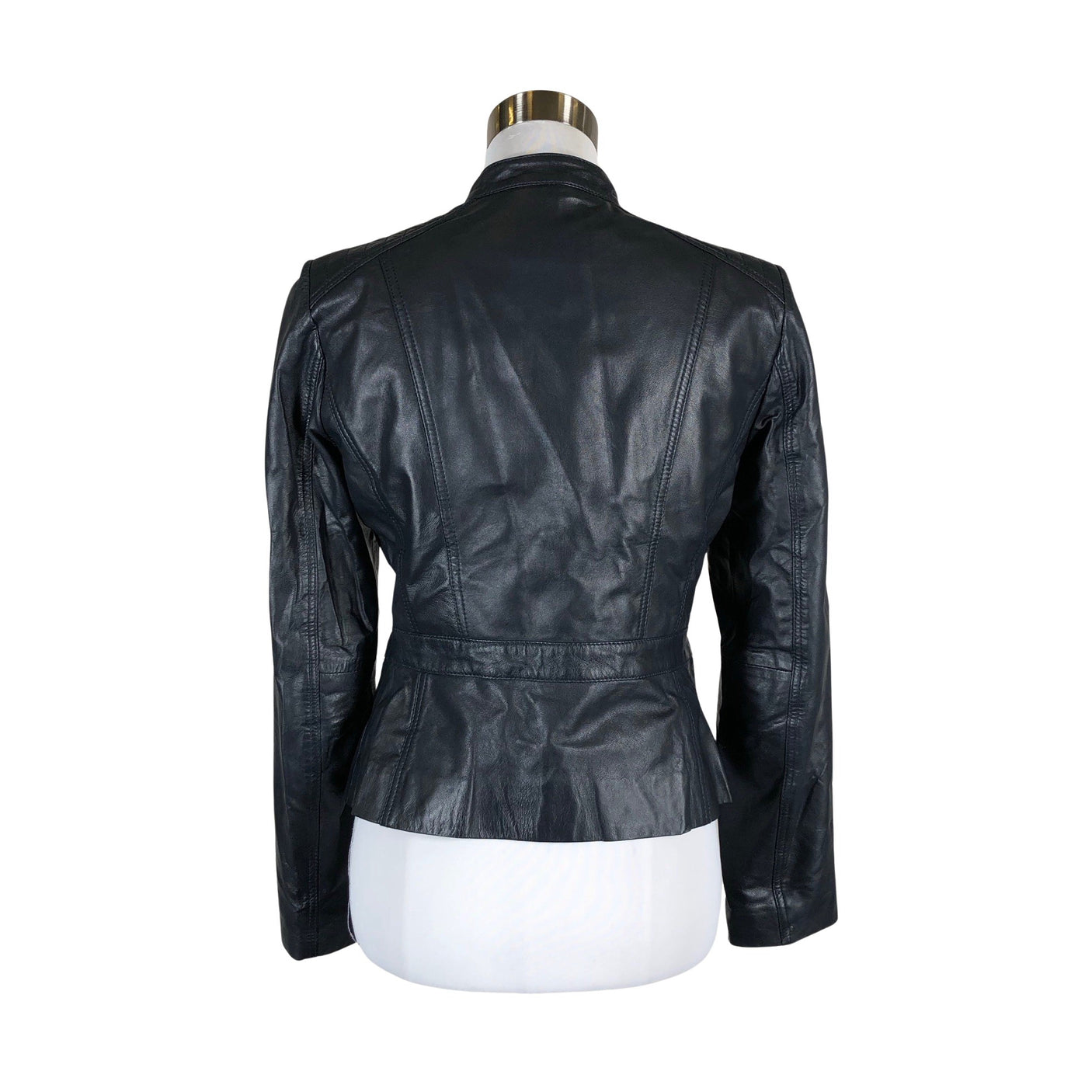 Unisex Your Face - Leather jacket, size 36 - Gray (2)