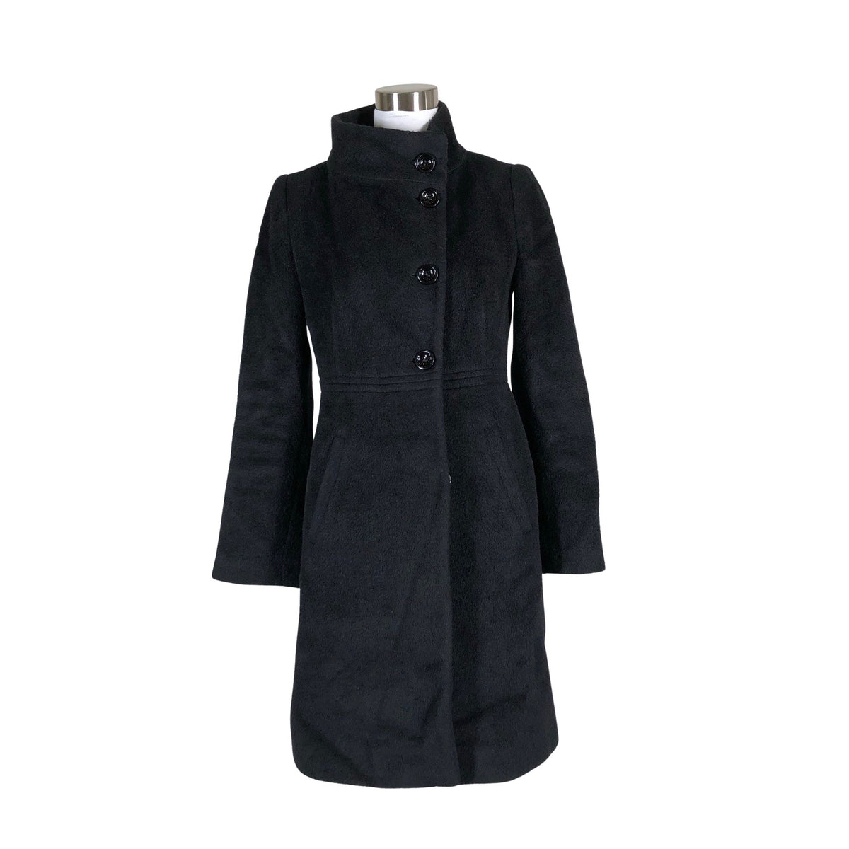 Unisex Manuela Conti - Wool coat, size 34 - Black (1)