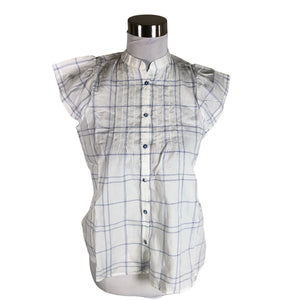 Unisex Gant - Short-sleeved blouse, size 36 - White (1)