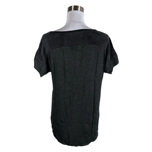 Unisex s.Oliver - Short-sleeved blouse, size 40 - Gray (2)