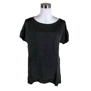 Unisex s.Oliver - Short-sleeved blouse, size 40 - Gray (1)