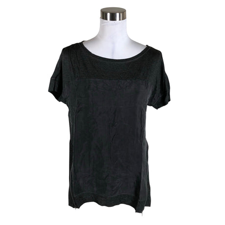 Unisex s.Oliver - Short-sleeved blouse, size 40 - Gray ()