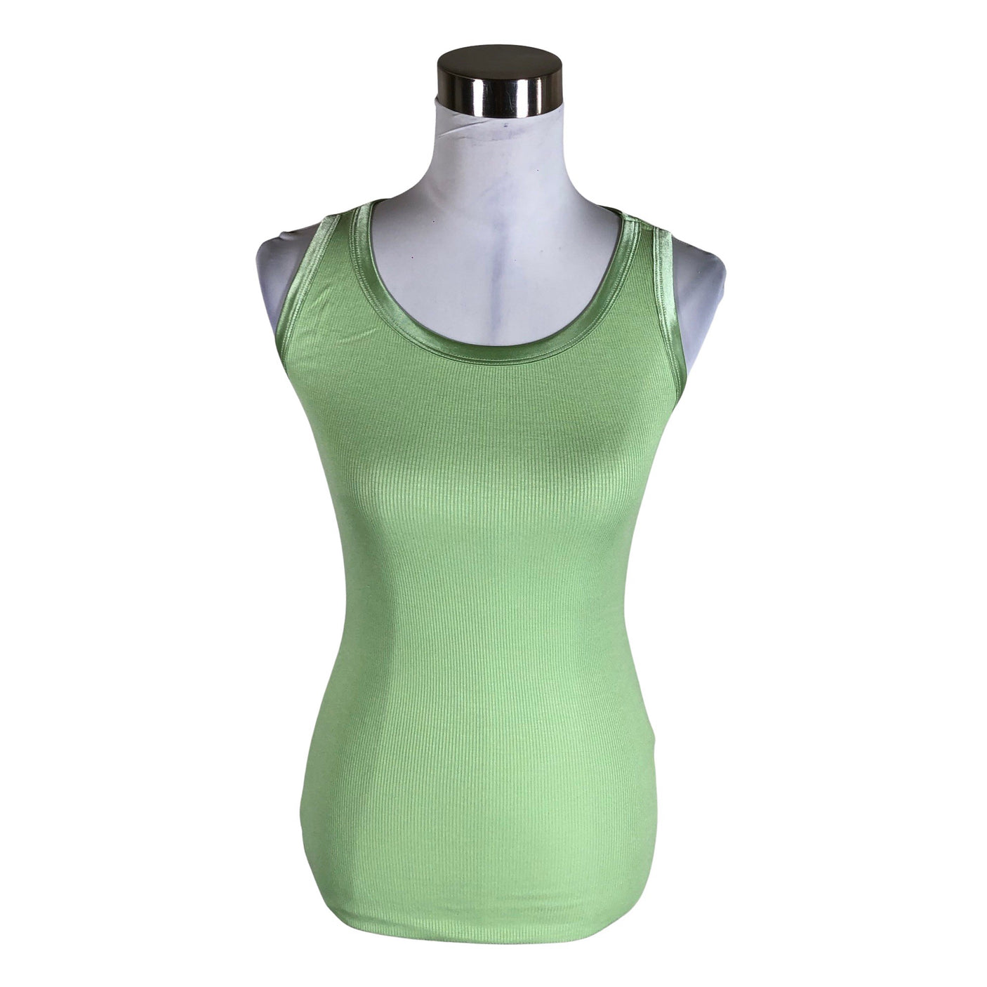 Unisex Soyaconcept - Tricot tank top, size 36 - Green (1)